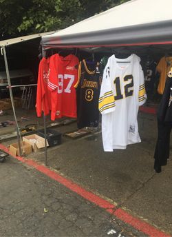 These jerseys and more are currently selling at the Folsom swap meet. Until 3pm.