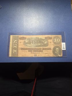 Collectible Coin & Currency Confederate Note 