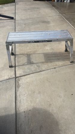 Banco para trabajar de aluminio