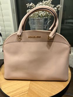 Michael Kors Blush Pink Saffiano Leather Handbag