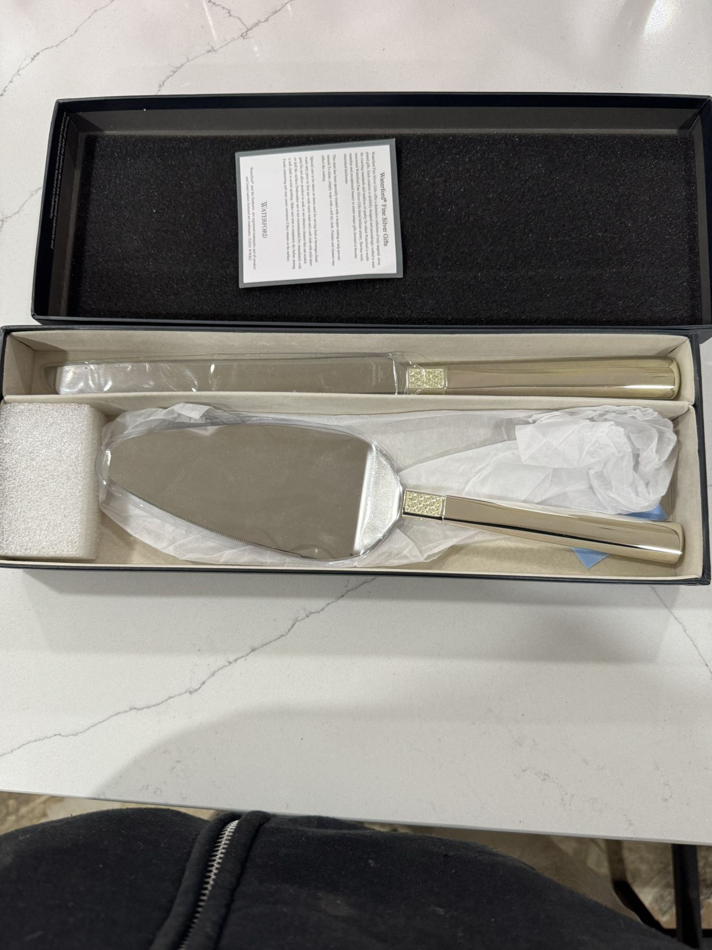 Waterford Cake Knife And Serving Set