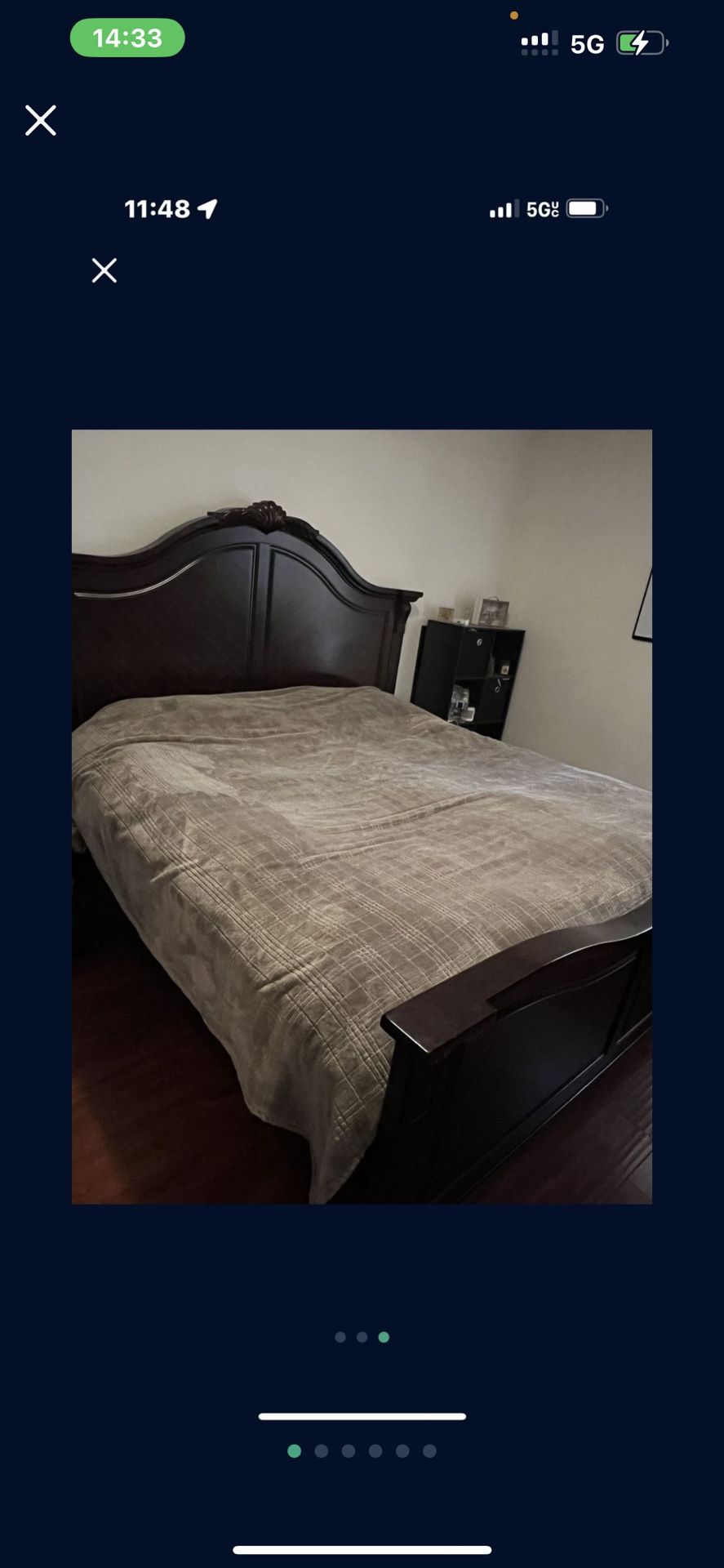 Bed And Dresser. No Mattress