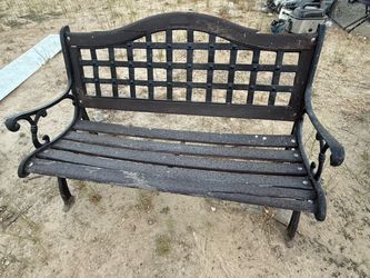Large Wood Park Bench 5 Feet Wide