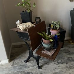 Antique school desk