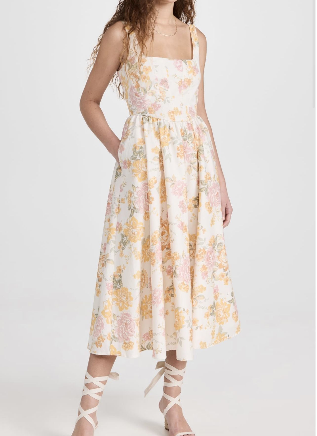 cotton strapless maxi dress The Genevieve Sky Blue Multi Vintage Floral Print collection:edits Size:1X-2X perfect for cocktail hour Women's Plus Peach Chiffon