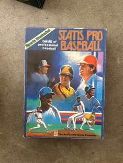 Vintage 1981 Statis Pro Baseball Board Game (Avalon Hill / Sports Illustrated)