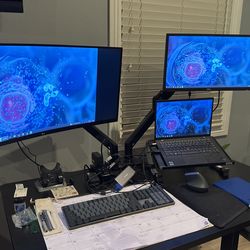 Curved Monitor And Stand