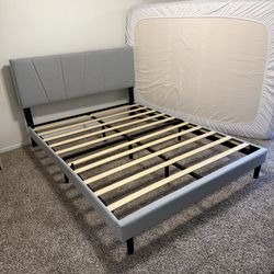 Gray Queen Bed Frame