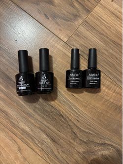 nail top coat and primer