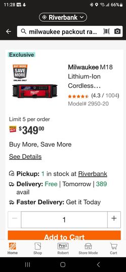 Brand New Milwaukee Packout Radio $325 Firm Pickup In Oakdale