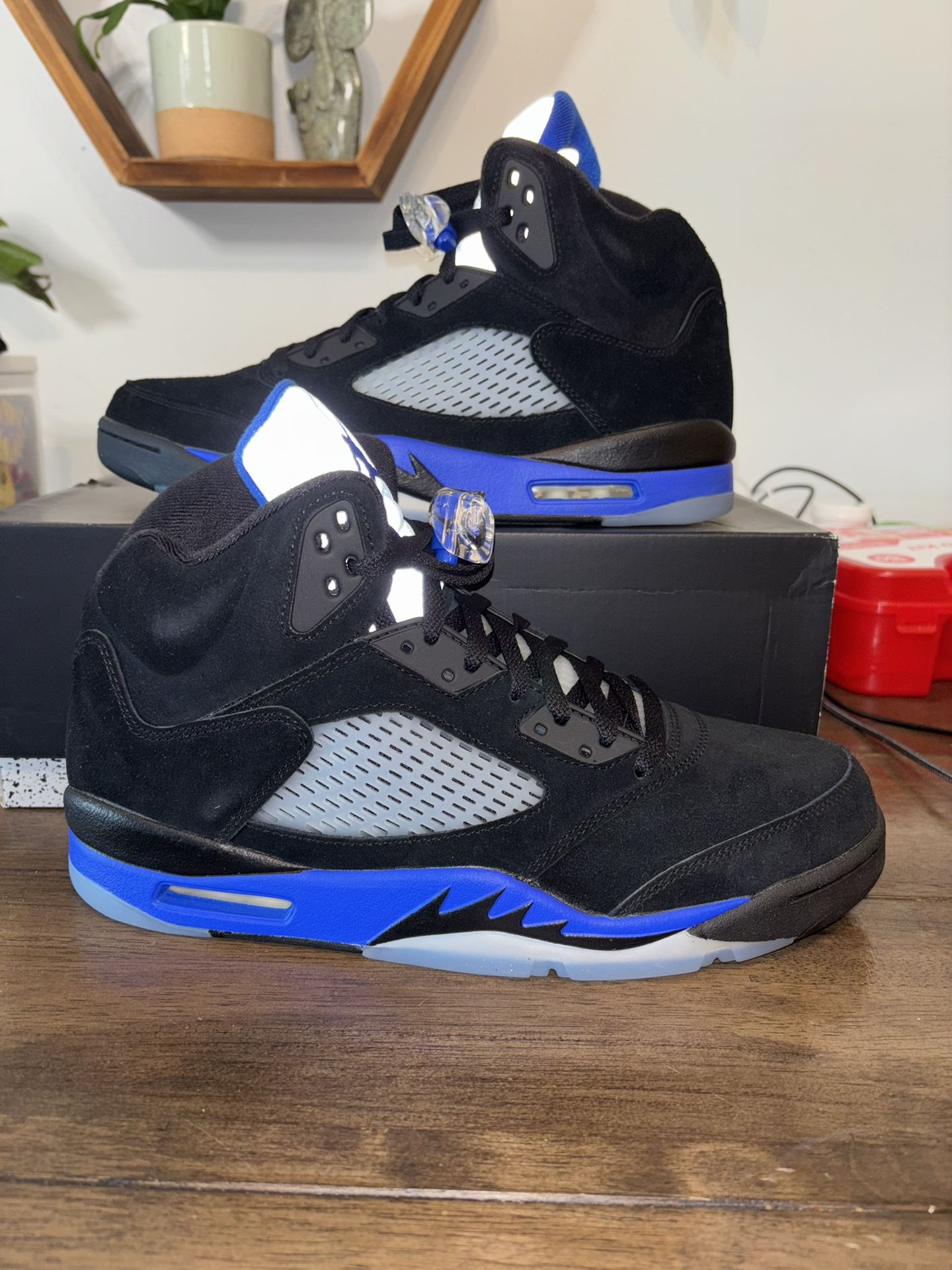 New Jordan 5 Racer Blue Size 12