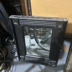 Antique Mirror 20x16 Wood Heavy
