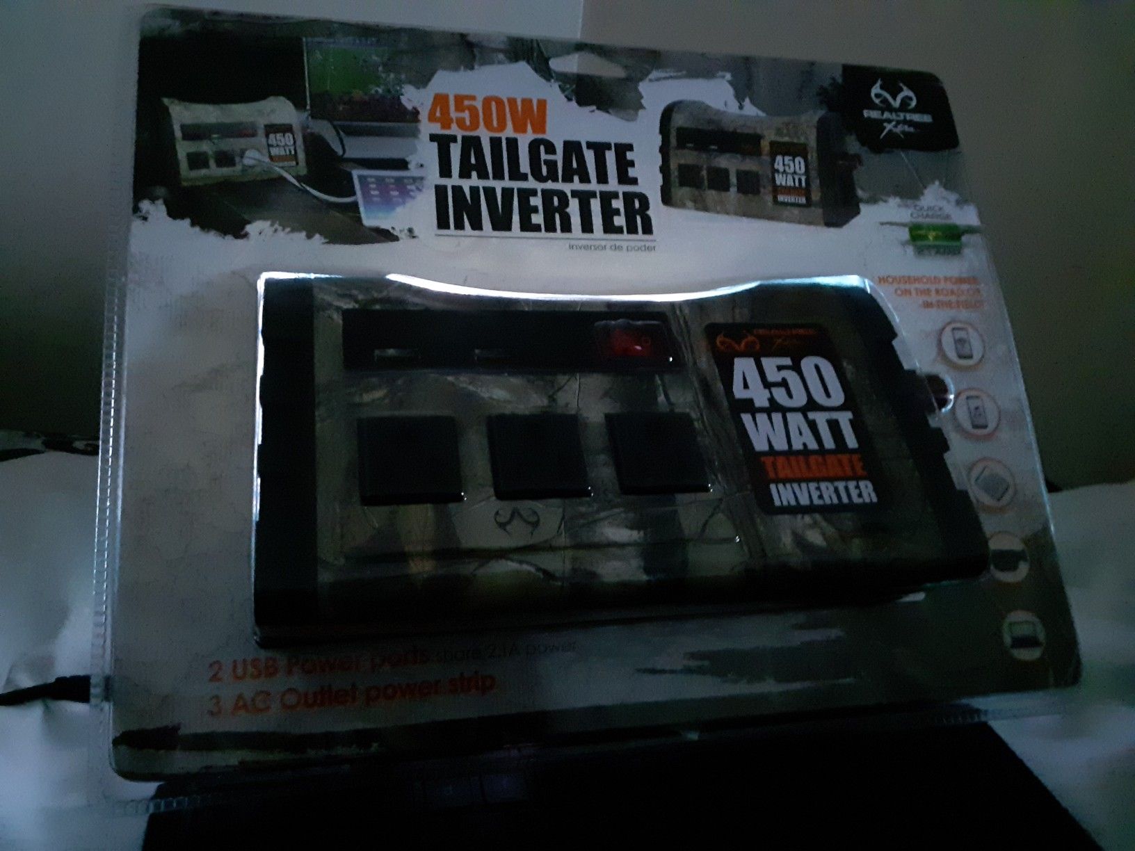450W Tailgate Inverter Realtree 400W is $50 Deal here