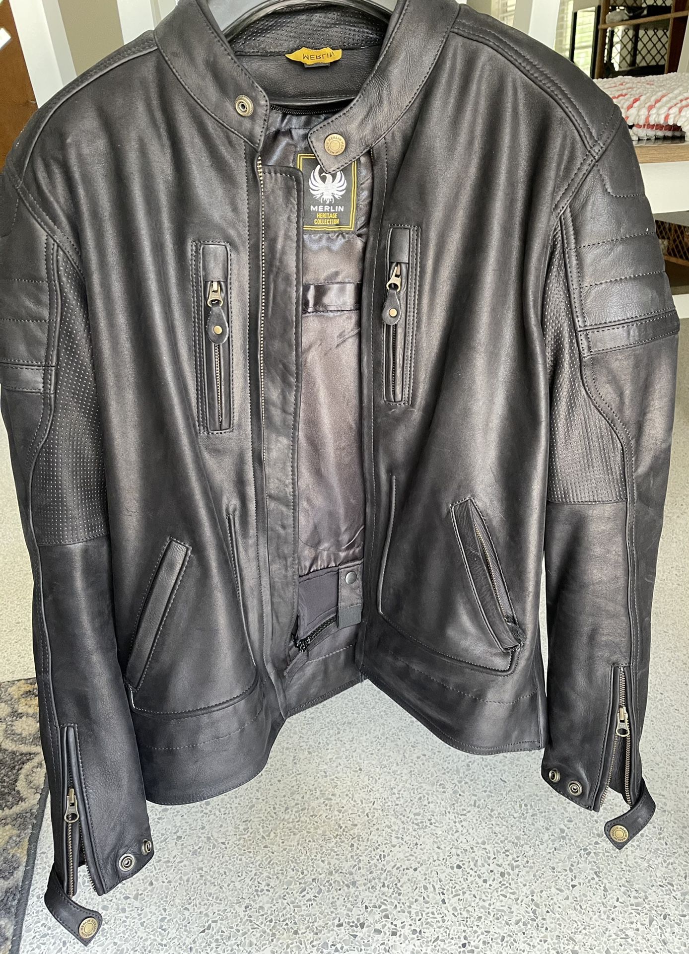 Black Leather Motorcycle Jacket