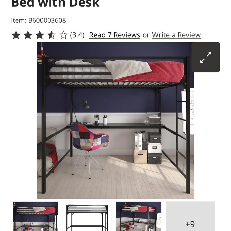 Full Size Loft bed