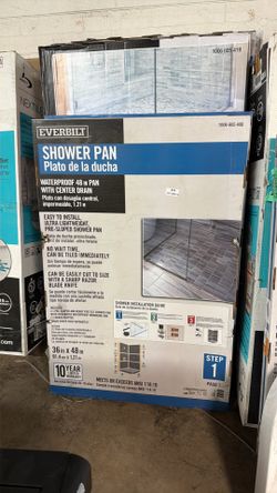 36in x 48in Shower Pan