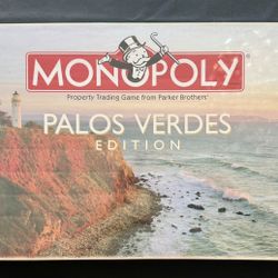 Rare Palos Verdes Monopoly Factory Sealed 2007