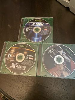 Original Xbox X-Men Games Disc only