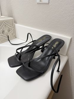 Black Sandal Heels