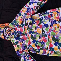 bape rainbow camo