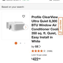 Window Air Conditioner GE Like New