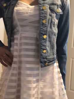 White BEBE dress size 0