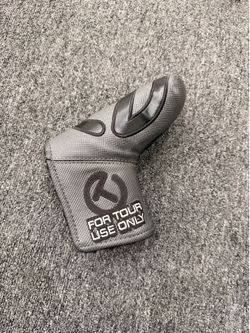 Scotty Cameron “For Tour Use Only” Grey & Black Industrial Circle T Blade Headcover