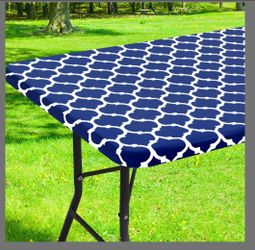 (30x60inch )Rectangle Picnic Table Cover, Waterproof Elastic