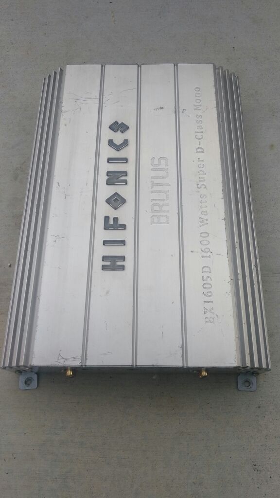 $100 - HIFONICS BRUTUS BX 1605D 1600 WATTS SUPER D-CLASS MONOBLOCK AMPLIFIER!!!