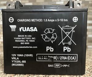 Yuasa 12-Volt Powersports AGM Battery