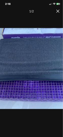 New Purple Seat Cushion Pressure Reducing Grid Comfort Made in The USA $40