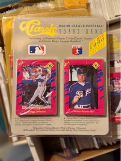 Classic Major League Baseball Board Game 1990 Travel Edition Nolan Ryan baseball card sealed new