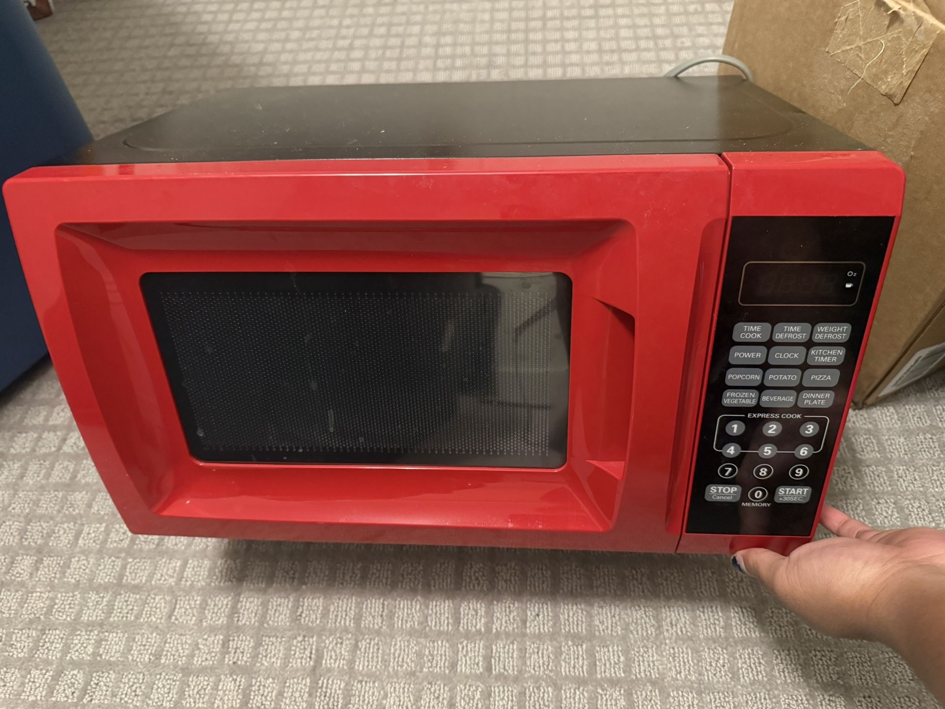 Red Microwave