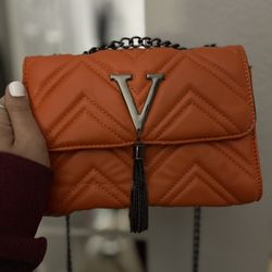 Orange Cross Bag 
