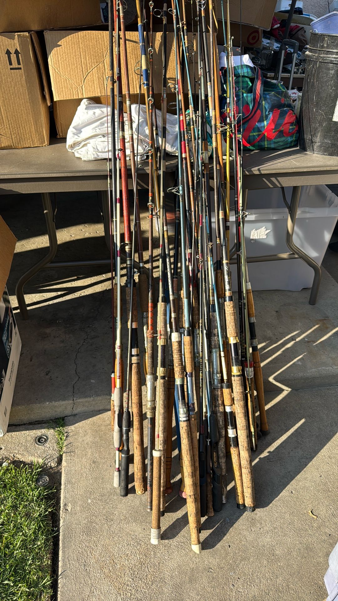 Lot Sale of Fishing Rods