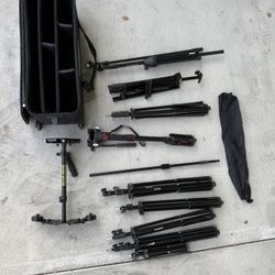 Production Equipment For Sale Light Stands, Audio, Roller Cases