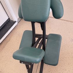 Oakworks Portal Pro Massage Chair – Teal – Great for Micropigmentation