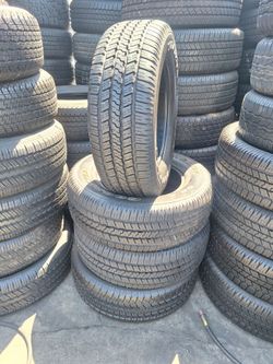 GOODYEAR 275/65RR18 Set of four used $300