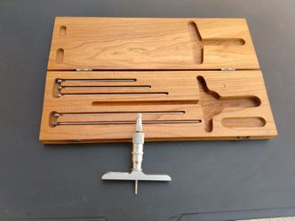 Scherr tumico micrometer depth gauge set tools