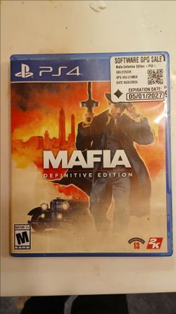 mafia definitive edition for playstation 4 ( $$$ or trade you)