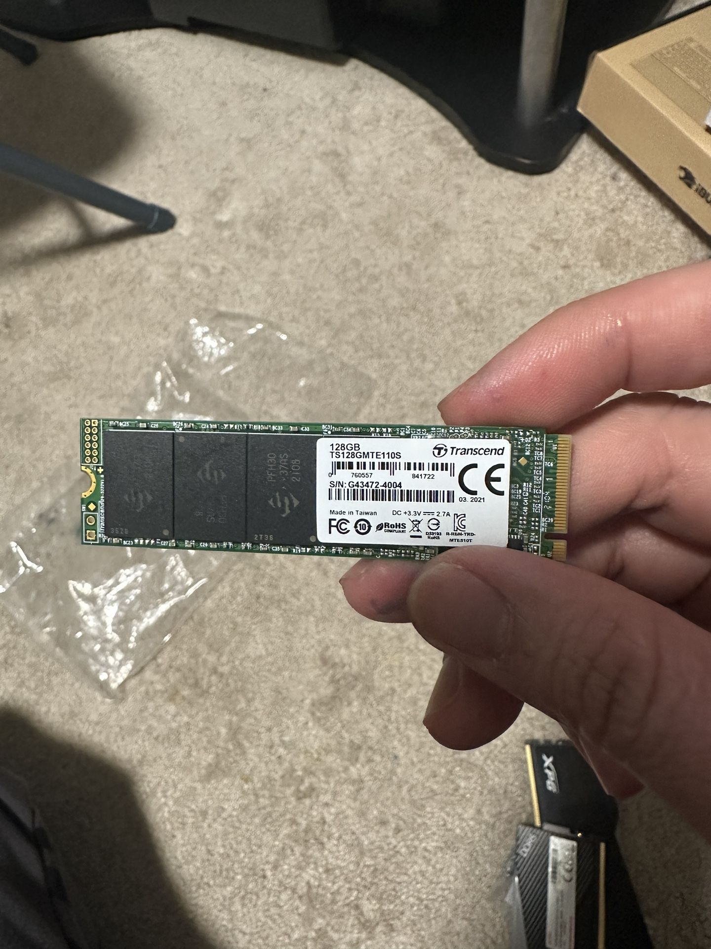 M.2 Transcend 128gb