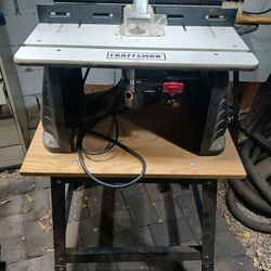 Router With Double Tables - Trades Welcome 