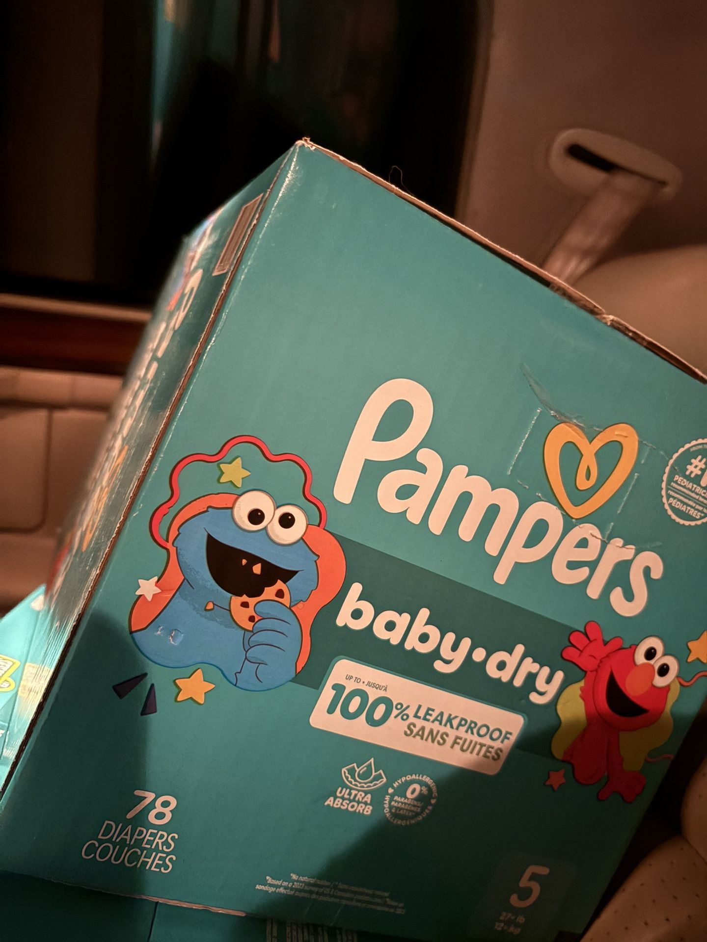 (NEW) Sz 5 Diapers Pampers 78 Cnt