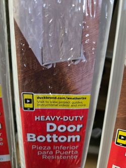 Vinyl u-shape bottom door slide