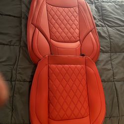 Universal red seat covers