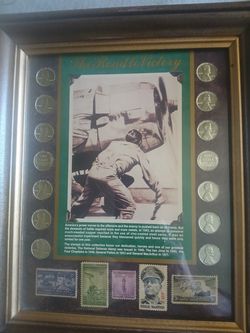 1943 penny and stamp ww2 collecter