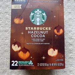 Starbucks K-Cup Coffee Pods, Hazelnut Cocoa Flavored Coffee for Keurig Brewers, 100% Arabica