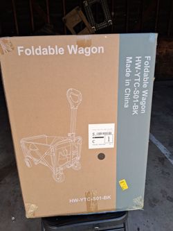 Foldable wagon. HW-YTC-SO1-BK