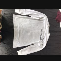 SUPREME CDG CREWNECK SMALL