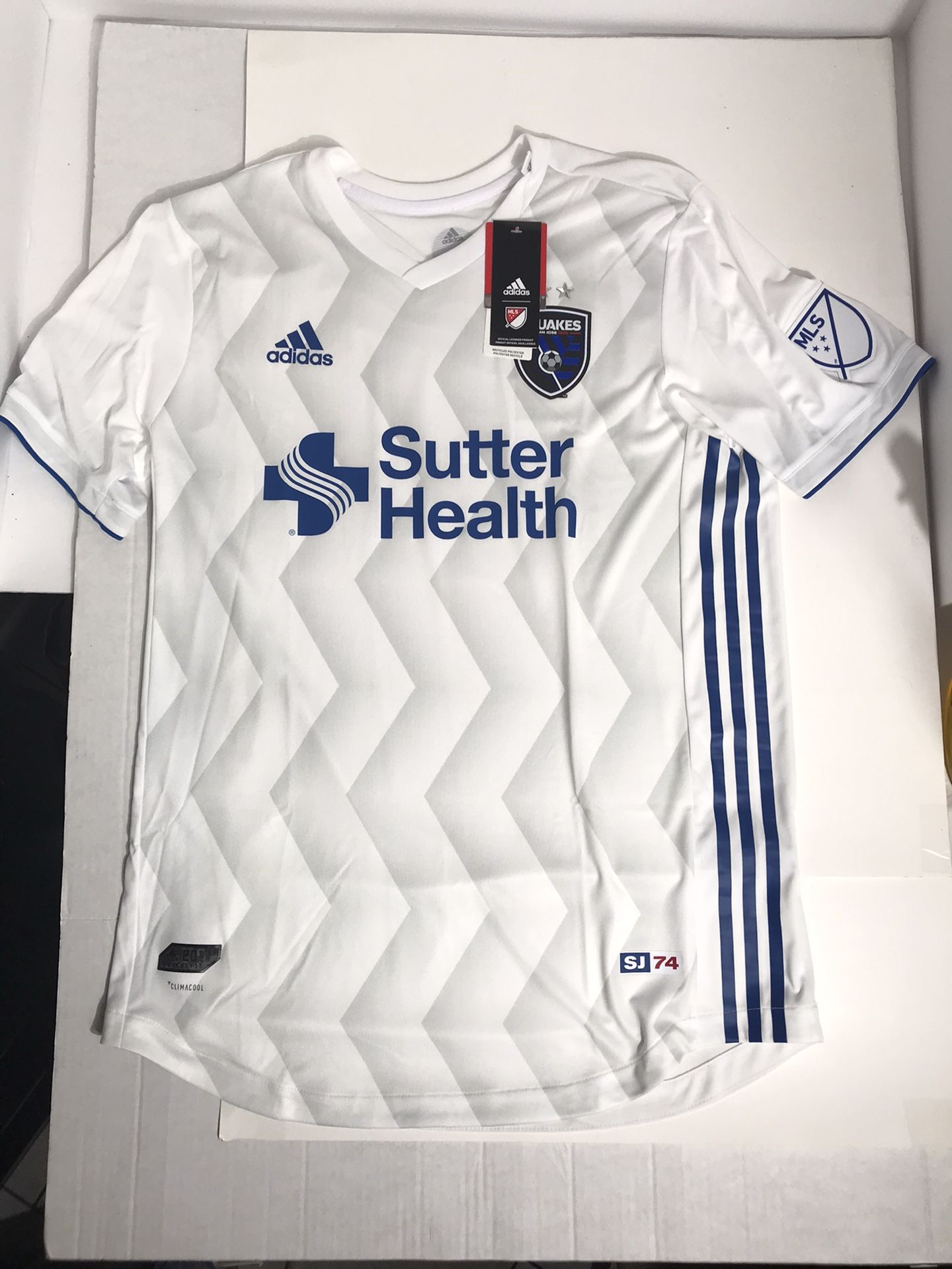Adidas Authentic MLS San Jose Earthquakes 2018 Away Soccer Jersey